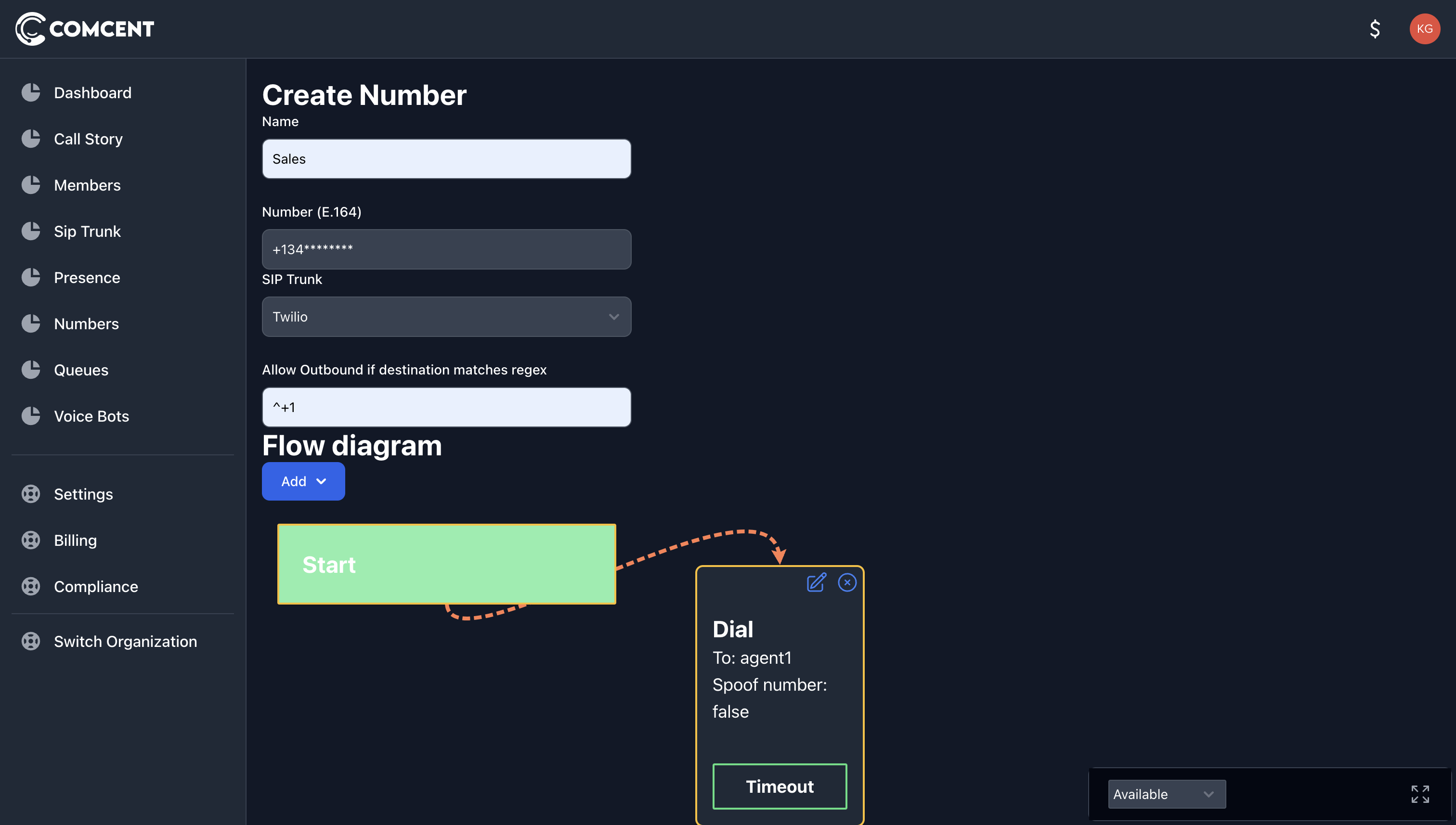 create number