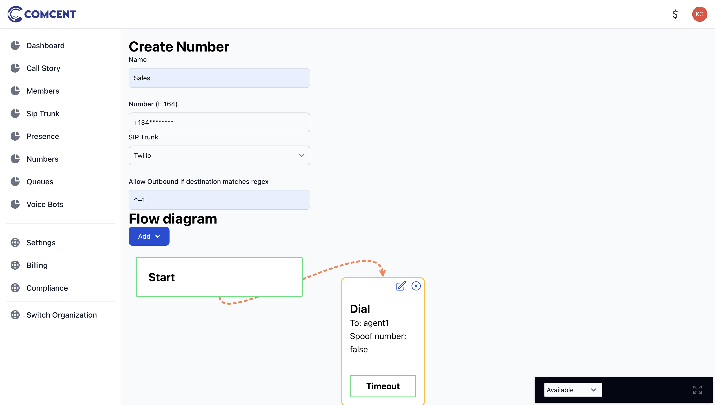 create number