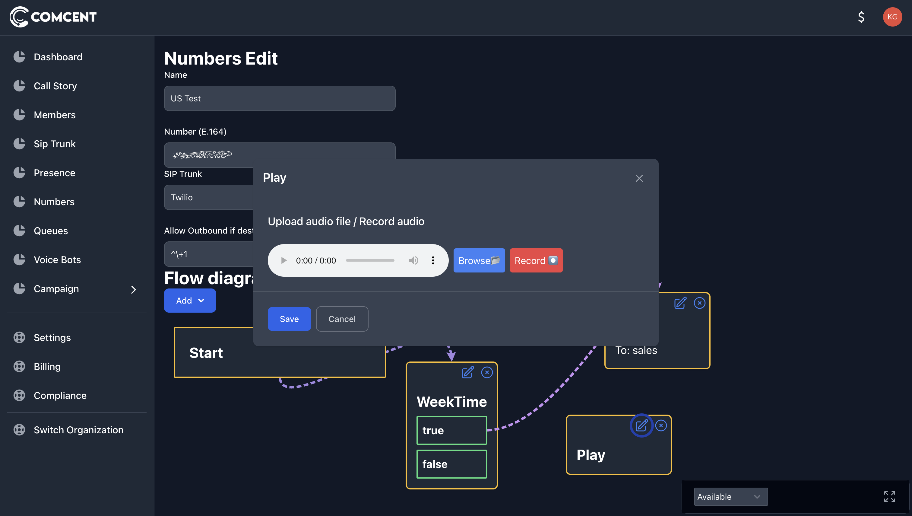 Play node
