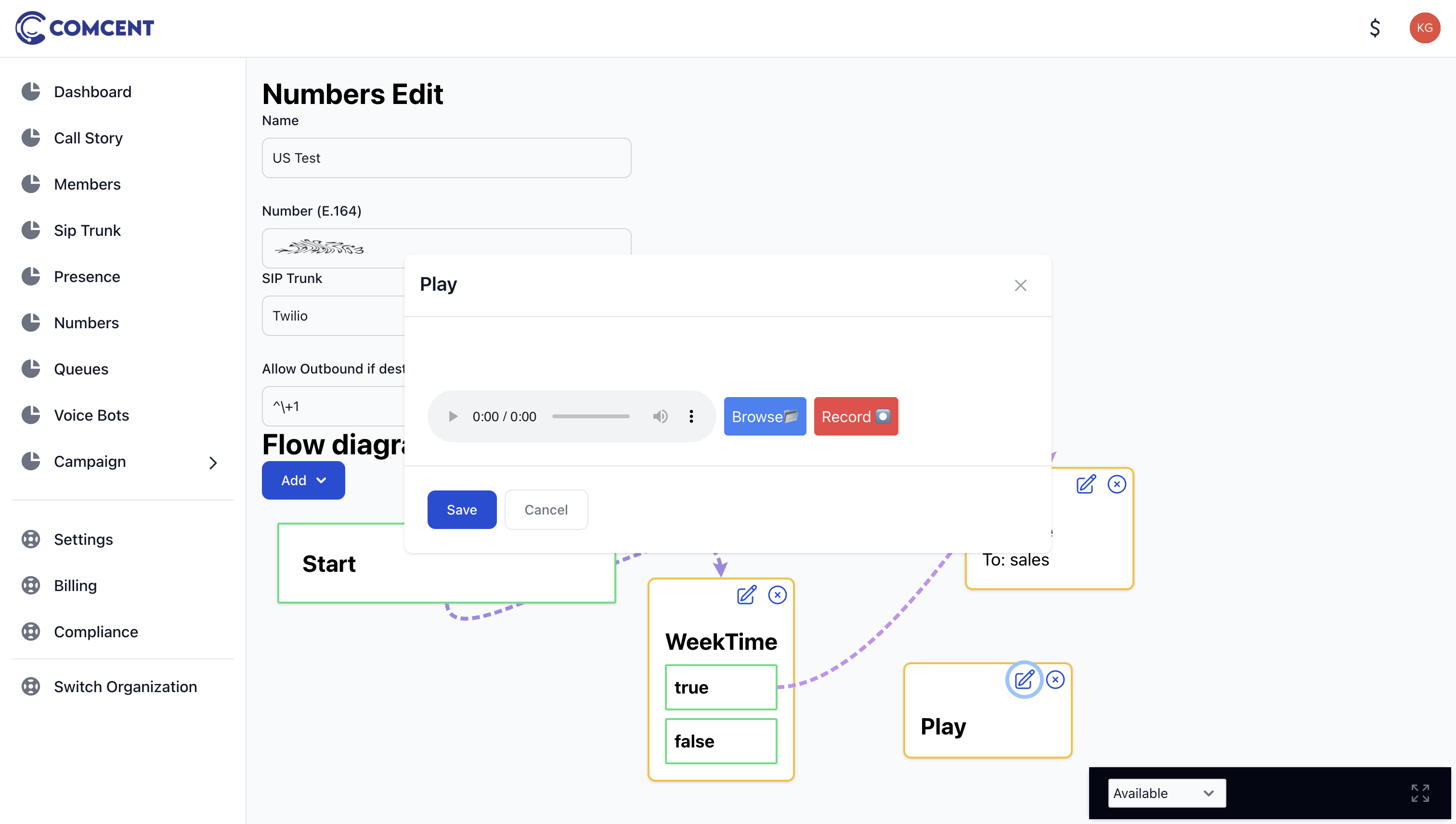 Play node