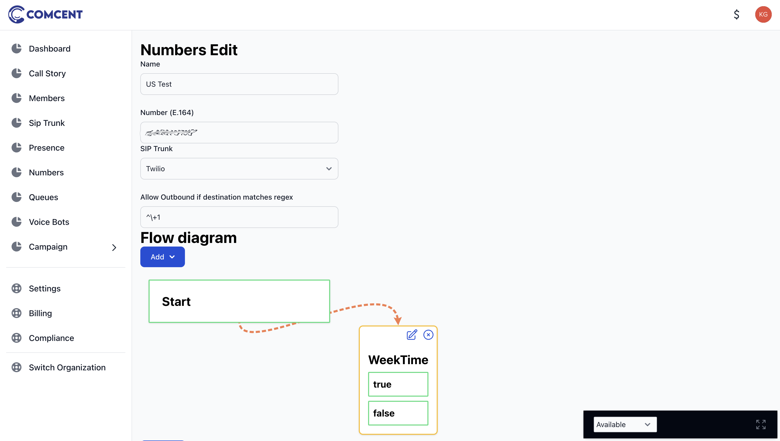 Week time block node