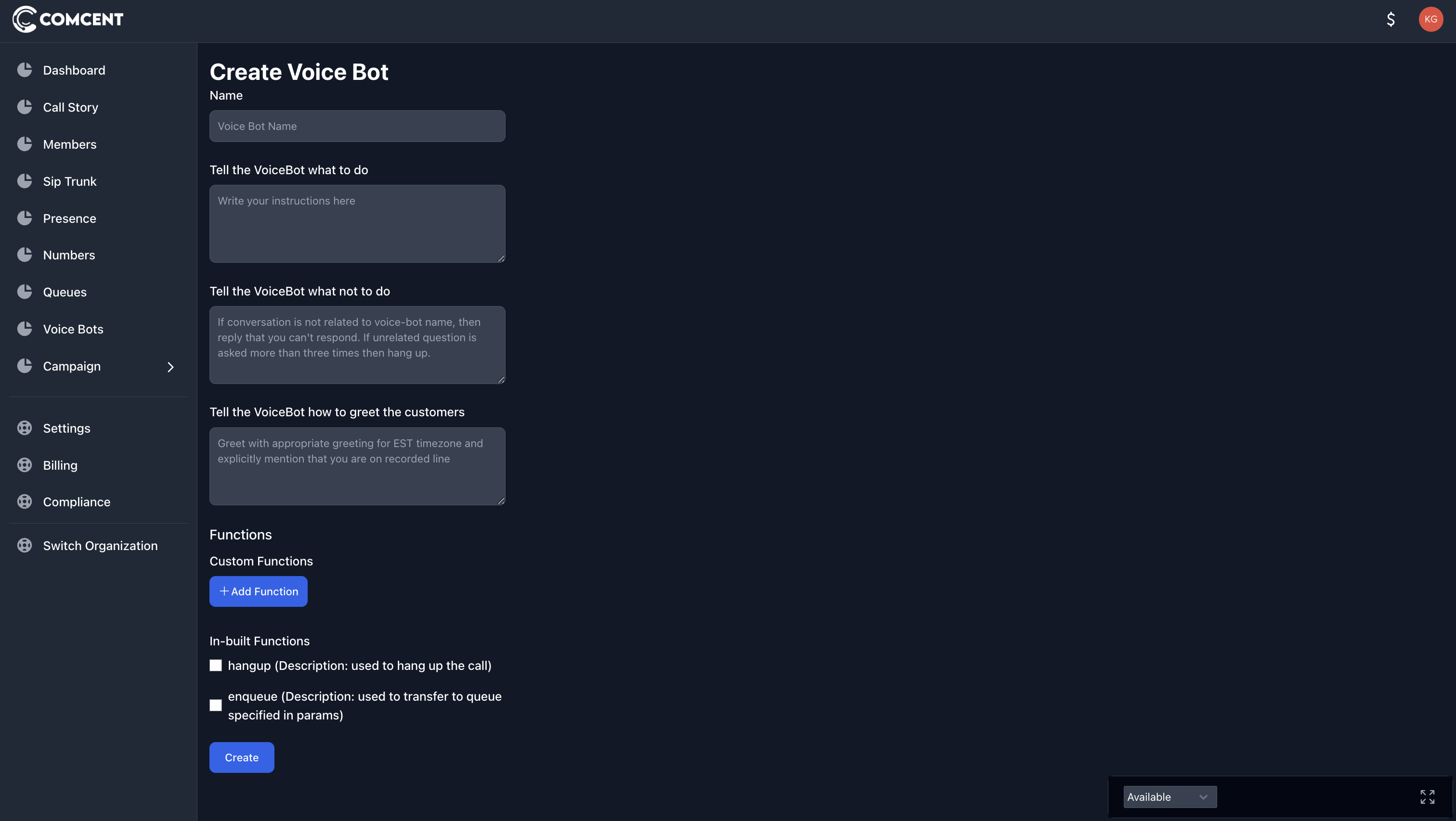 New voice bot