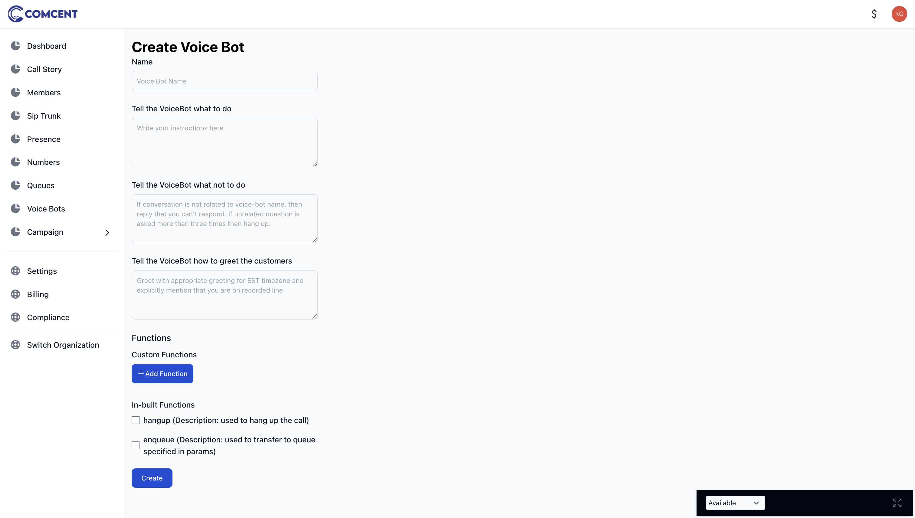 New voice bot