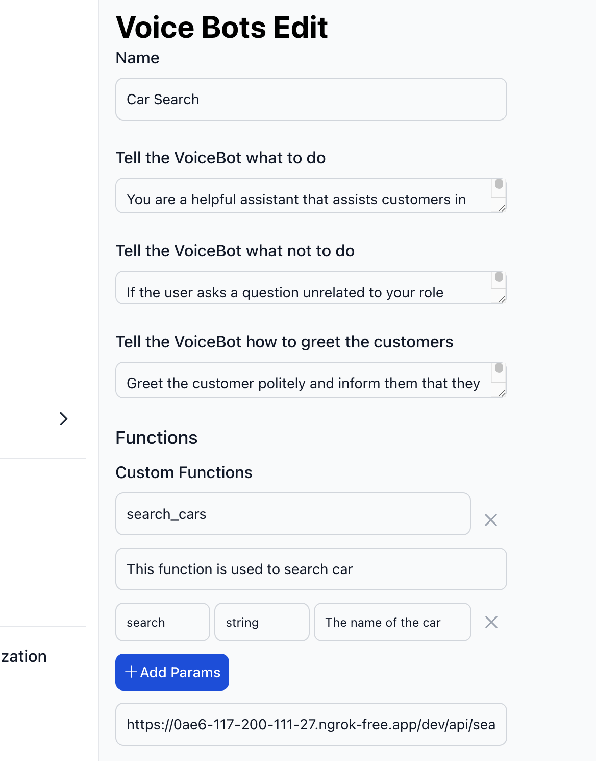 voice bot